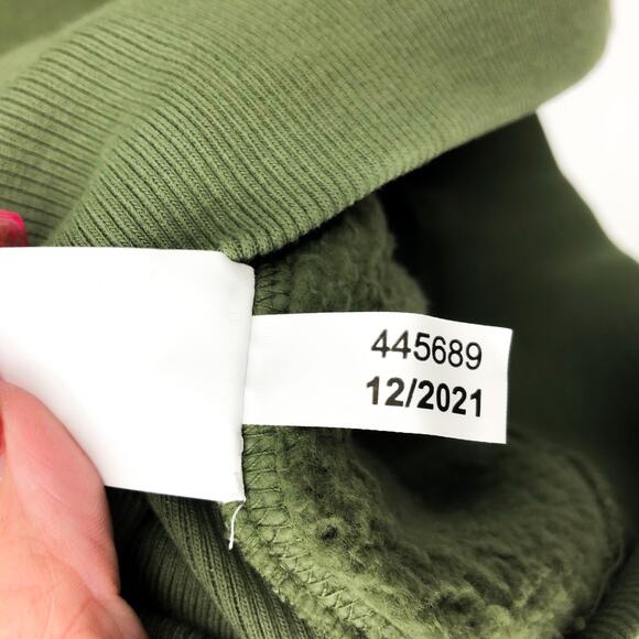 OUTDOOR VOICES Men's Nimbus Hoodie XS Tea Tree Green 100% Cotton Sweatshirt NWT - Picture 9 of 9